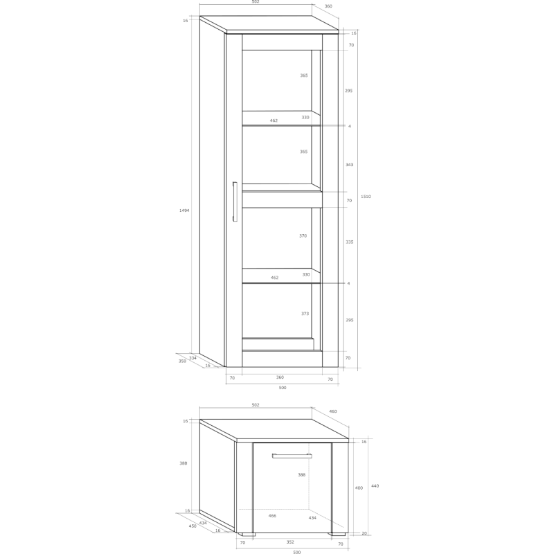 Vitrina Notti NOT-08 1