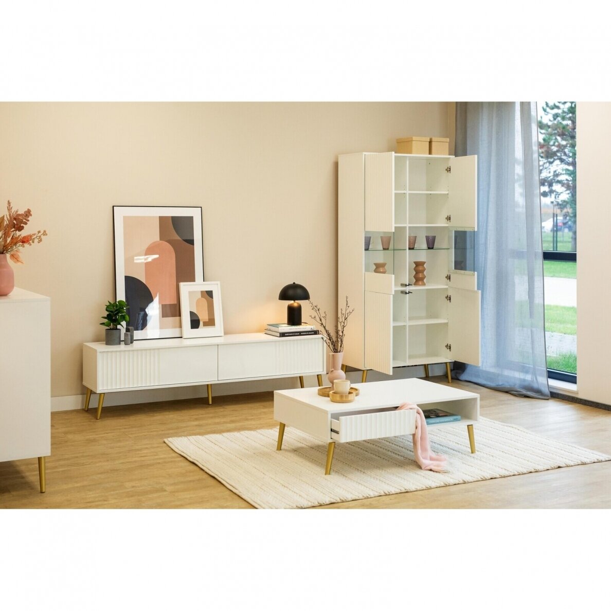 Žurnalinis staliukas Barcelona White 6 Žurnalinis staliukas Barcelona White 6