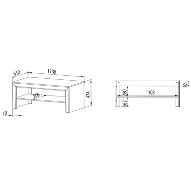 Žurnalinis Staliukas BALTICA 14 1 Žurnalinis Staliukas BALTICA 14 1