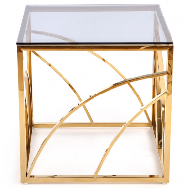 Žurnalinis staliukas UNIVERSE Kvadratas (auksas) 1 Žurnalinis staliukas UNIVERSE Kvadratas (auksas) 1
