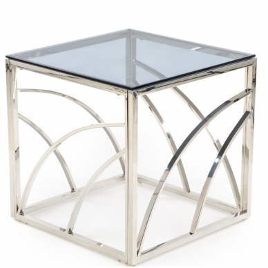 Žurnalinis staliukas UNIVERSE Kvadratas (sidabras) 3 Žurnalinis staliukas UNIVERSE Kvadratas (sidabras) 3