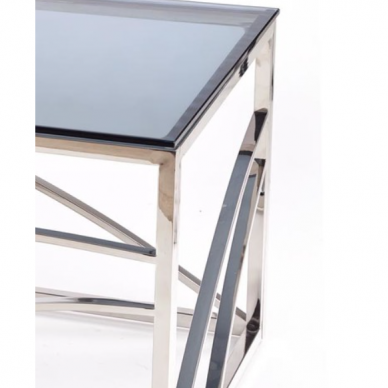 Žurnalinis staliukas UNIVERSE (sidabras) 3