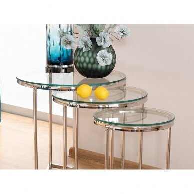 Žurnalinių staliukų rinkinis TRIO 4 Žurnalinių staliukų rinkinis TRIO 4