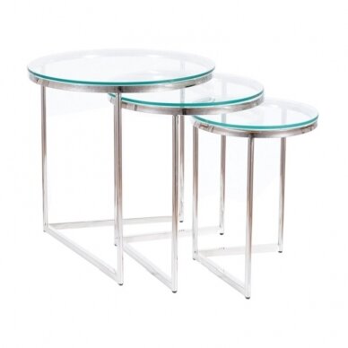 Žurnalinių staliukų rinkinis TRIO 6 Žurnalinių staliukų rinkinis TRIO 6