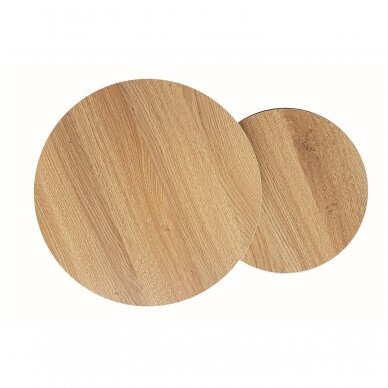 Žurnalinių staliukų rinkinys Dion Black 3 Žurnalinių staliukų rinkinys Dion Black 3