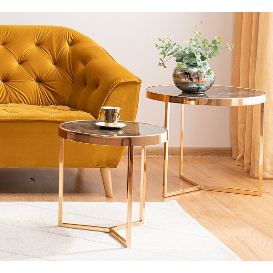 Žurnalinių staliukų rinkinys SDE II auksinis 1 Žurnalinių staliukų rinkinys SDE II auksinis 1