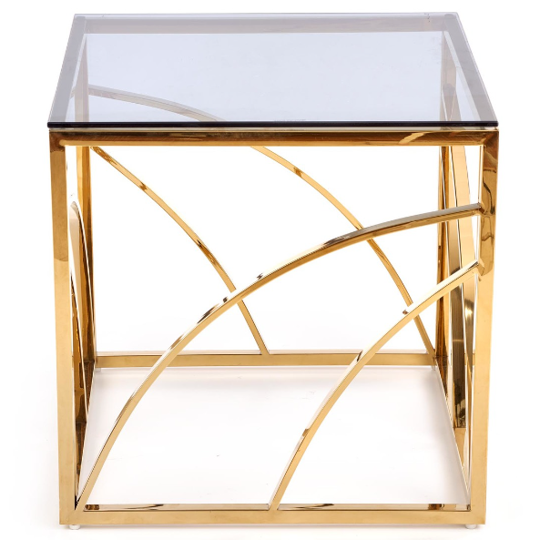 Žurnalinis staliukas UNIVERSE Kvadratas (auksas) 1 Žurnalinis staliukas UNIVERSE Kvadratas (auksas) 1