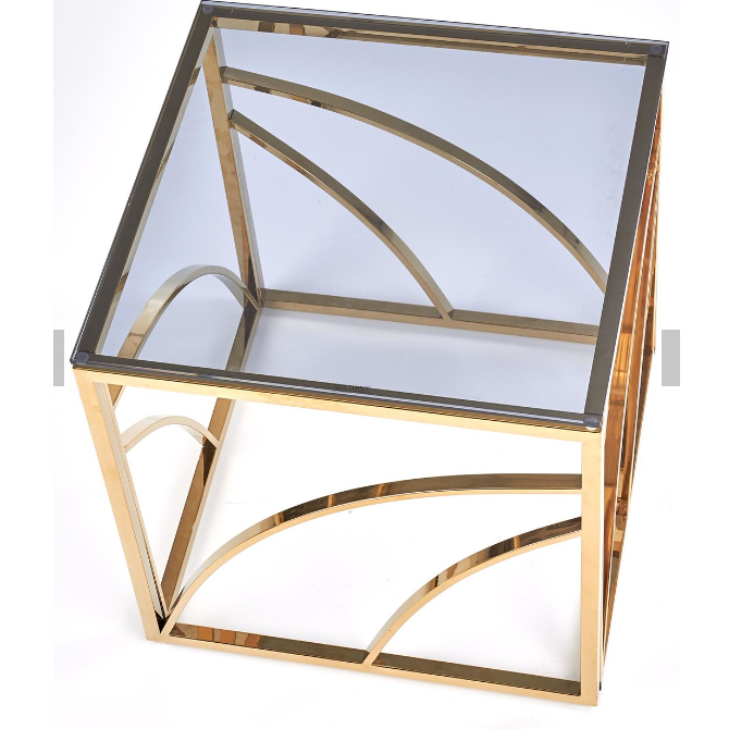 Žurnalinis staliukas UNIVERSE Kvadratas (auksas) 2 Žurnalinis staliukas UNIVERSE Kvadratas (auksas) 2