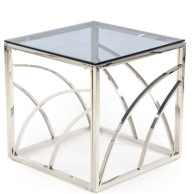 Žurnalinis staliukas UNIVERSE Kvadratas (sidabras) 3