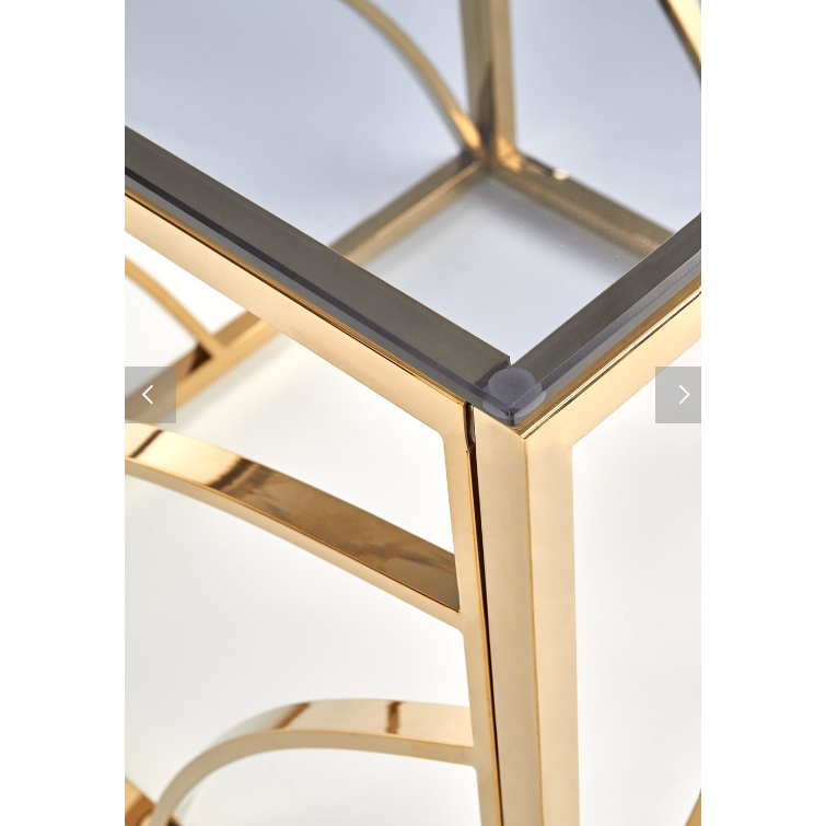 Žurnalinis staliukas UNIVERSE Kvadratas (auksas) 3 Žurnalinis staliukas UNIVERSE Kvadratas (auksas) 3